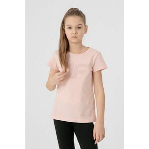 Detské tričko 4F ružová farba, vyobraziť