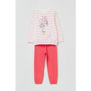 Detské bavlnené pyžamo OVS X Disney ružová farba, vzorované vyobraziť