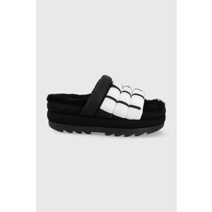 Papuče UGG Maxi Slide čierna farba vyobraziť