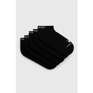 Ponožky Rip Curl (5-pak) pánske, čierna farba vyobraziť