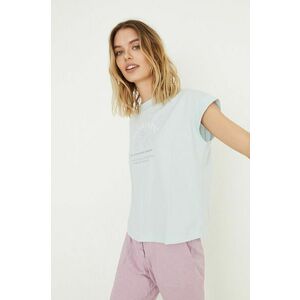 Pyžamové tričko women'secret dámske tyrkysová farba, bavlnené vyobraziť