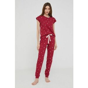 Pyžamová sada Answear Lab červená farba, vyobraziť