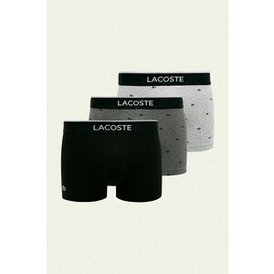 Boxerky Lacoste (3-pack) pánske, čierna farba vyobraziť