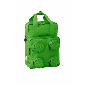 Detský ruksak Lego zelená farba, veľký, jednofarebný vyobraziť