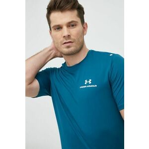 Tréningové tričko Under Armour Rush Energy 1366138-001, zelená farba, jednofarebné vyobraziť