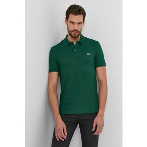 Bavlnené polo tričko Lacoste PH4012.-132, zelená farba, jednofarebné vyobraziť