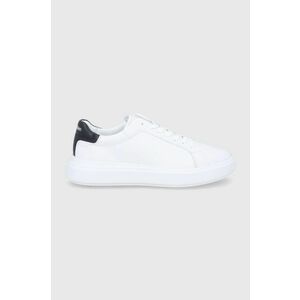 Topánky Calvin Klein biela farba vyobraziť