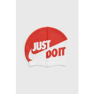 Plavecká čiapka Nike červená farba vyobraziť