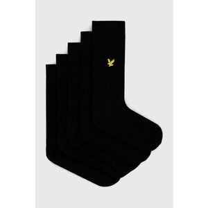 Ponožky Lyle & Scott (5-pack) čierna farba vyobraziť