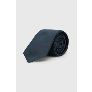 Hodvábna kravata HUGO tmavomodrá farba vyobraziť