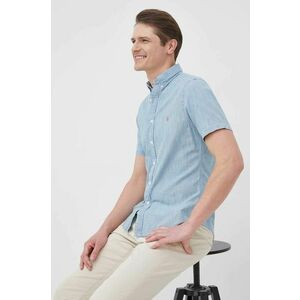 Bavlnená košeľa Polo Ralph Lauren pánska, slim, s golierom button-down vyobraziť