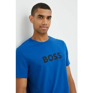 Bavlnené tričko BOSS s potlačou vyobraziť