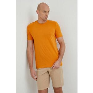 Tričko Liu Jo pánske, oranžová farba, jednofarebné vyobraziť