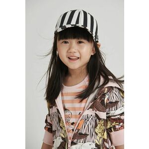 Detská čiapka Reima čierna farba, vzorovaná vyobraziť