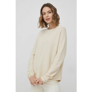 Bavlnený sveter Drykorn dámsky, béžová farba, tenký, vyobraziť