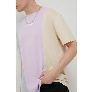 Bavlnené tričko Sixth June fialová farba, s potlačou vyobraziť