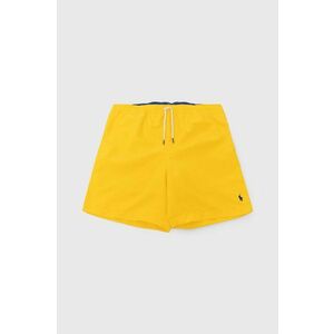 Detské plavkové šortky Polo Ralph Lauren žltá farba vyobraziť