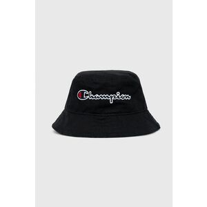 Bavlnený klobúk Champion 805551 čierna farba, bavlnený vyobraziť