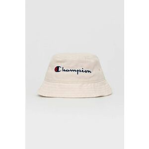 Bavlnený klobúk Champion 805551 béžová farba, bavlnený vyobraziť