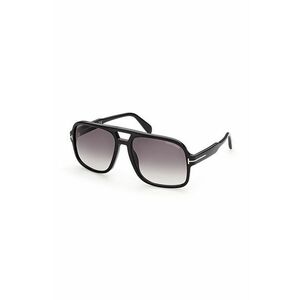 Slnečné okuliare Tom Ford pánske, čierna farba vyobraziť