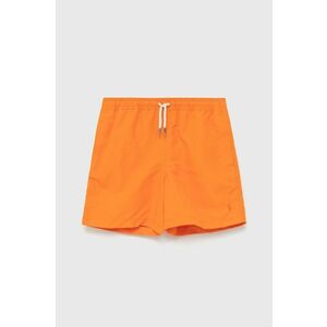 Detské plavkové šortky Polo Ralph Lauren oranžová farba vyobraziť