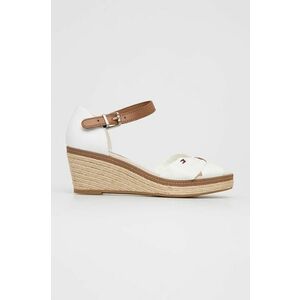 Sandále Tommy Hilfiger dámske, biela farba, na kline vyobraziť