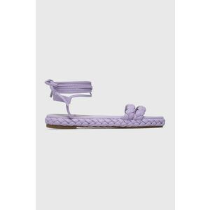 Sandále Answear Lab dámske, fialová farba, vyobraziť