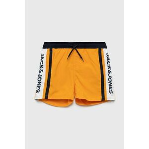 Detské plavkové šortky Jack & Jones oranžová farba vyobraziť