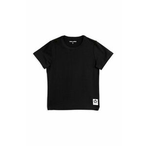 Detské tričko Mini Rodini čierna farba, vyobraziť