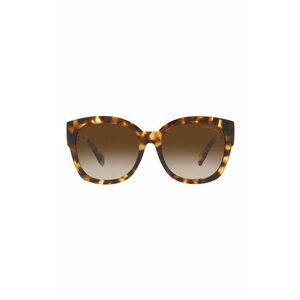 Slnečné okuliare Michael Kors dámske, hnedá farba vyobraziť