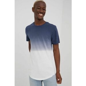Bavlnené tričko Only & Sons tmavomodrá farba, jednofarebné vyobraziť