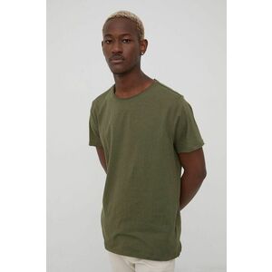 Tričko Brave Soul pánske, zelená farba, vzorovaný vyobraziť