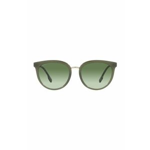 Slnečné okuliare Burberry dámske, zelená farba vyobraziť