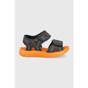 Detské sandále Kappa oranžová farba vyobraziť
