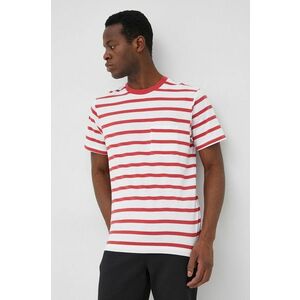 Bavlnené tričko GAP červená farba, vzorované vyobraziť