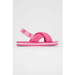 Detské sandále UGG Everlee ružová farba vyobraziť
