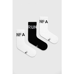 Ponožky Unfair Athletics (3-pak) pánske, čierna farba vyobraziť