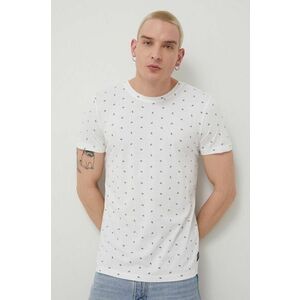 Bavlnené tričko Tom Tailor biela farba, vzorované vyobraziť