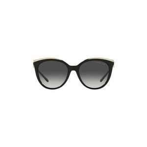 Slnečné okuliare Michael Kors dámske, čierna farba vyobraziť