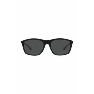 Slnečné okuliare Emporio Armani pánske, čierna farba vyobraziť