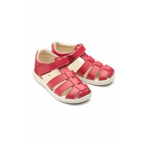Detské kožené sandále Chipmunks červená farba vyobraziť