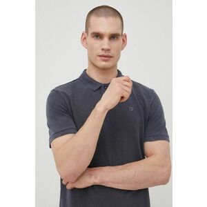 Bavlnené polo tričko Tom Tailor tmavomodrá farba, jednofarebné vyobraziť