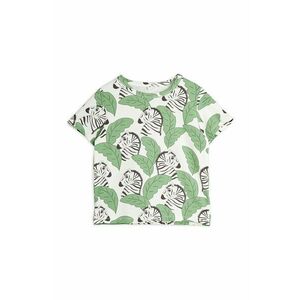 Detské tričko Mini Rodini zelená farba, vzorované vyobraziť