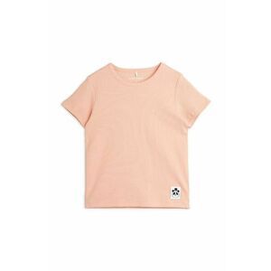 Detské tričko Mini Rodini ružová farba, vyobraziť