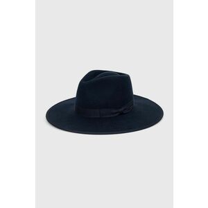 Vlnený klobúk Brixton tmavomodrá farba, vlnený vyobraziť