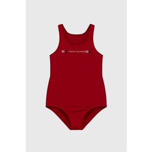 Detské plavky Tommy Hilfiger červená farba vyobraziť
