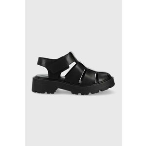 Kožené sandále Vagabond Cosmo 2.0 dámske, čierna farba, vyobraziť