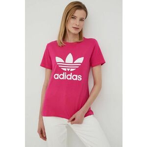 Tričko adidas Originals HG3785 dámsky, ružová farba, vyobraziť