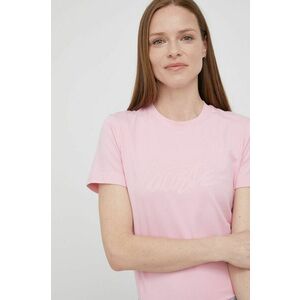 Tričko Lacoste dámsky, ružová farba, vyobraziť