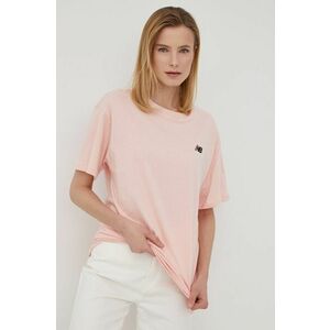 Bavlnené tričko New Balance UT21503PIE-PIE, ružová farba, vyobraziť